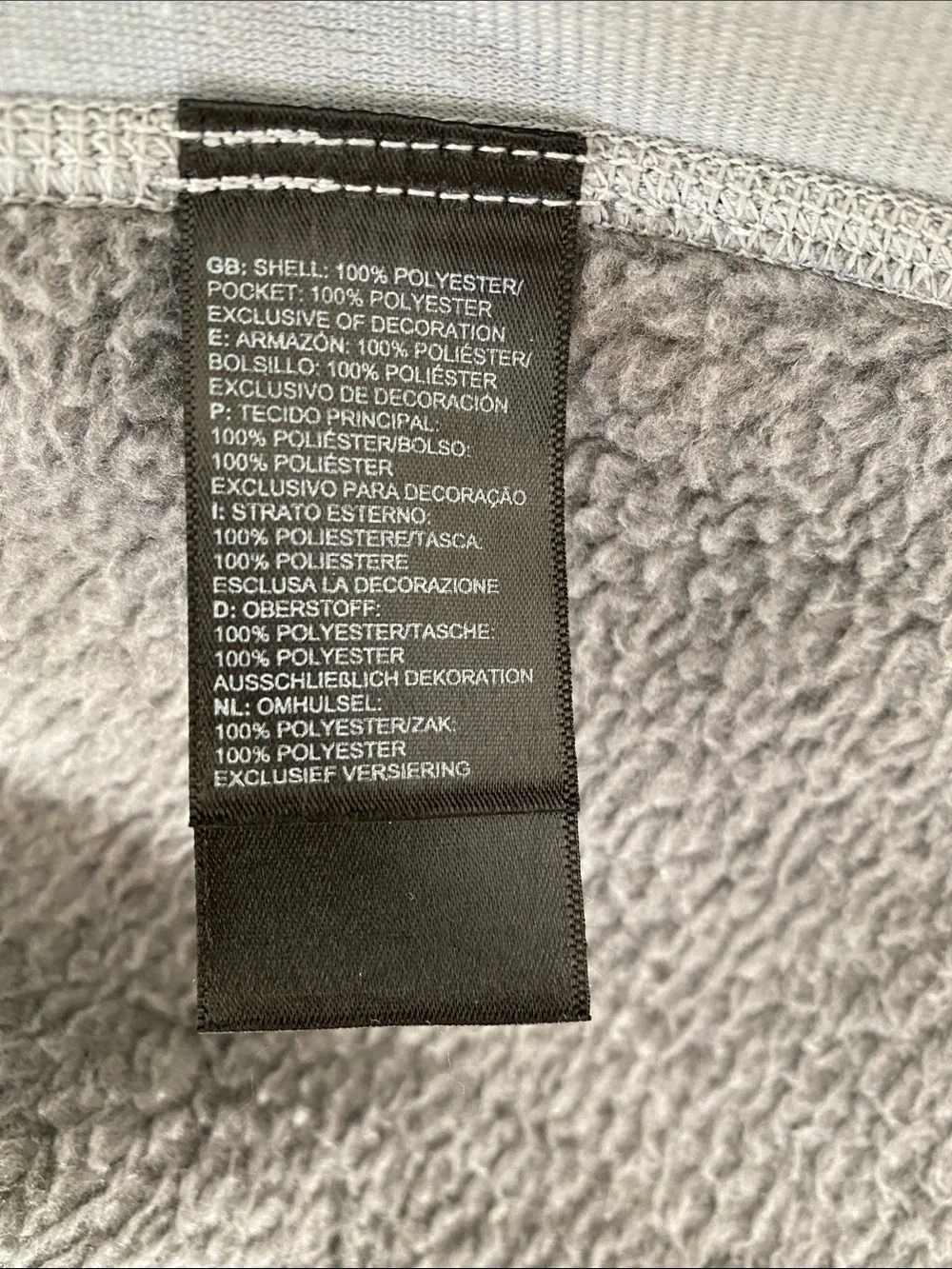 The North Face Men’s Gordon Lyons Heather Gray Full-Zip Fleece Jacket Size XL
